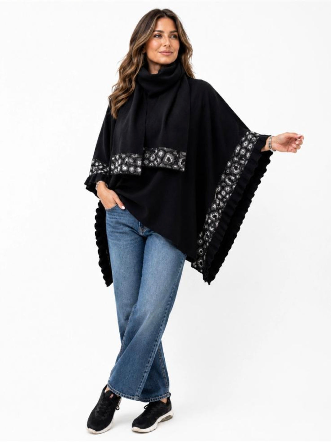 2 pack poncho and scarf