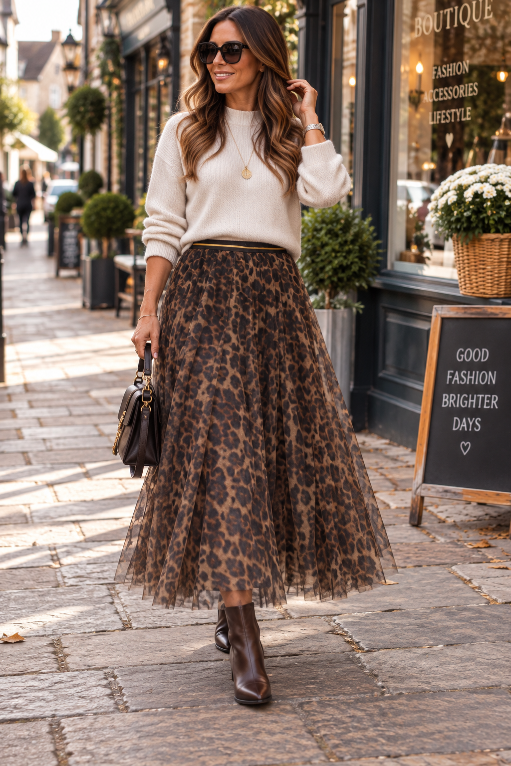 Tulle layer skirt